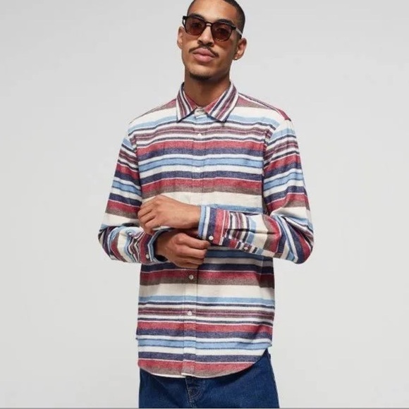 Portugese Flannel Company Other - Portuguese Flannel Multicolor Striped Shirt – Size L